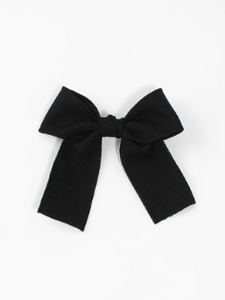 Black Hair Bow Clip