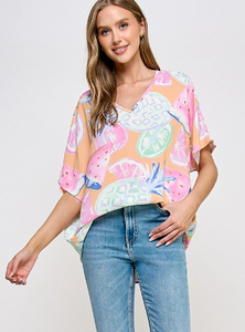 Tropical Punch Top: Medium