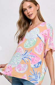 Tropical Punch Top: Medium