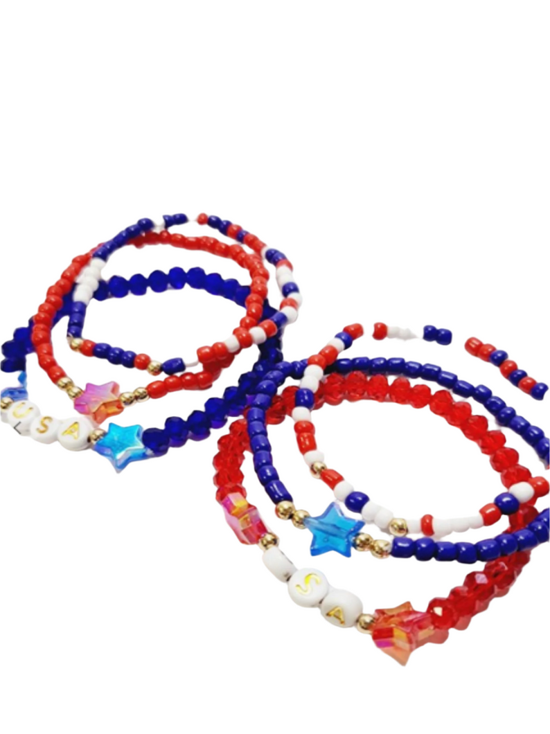 USA Bracelet Stack