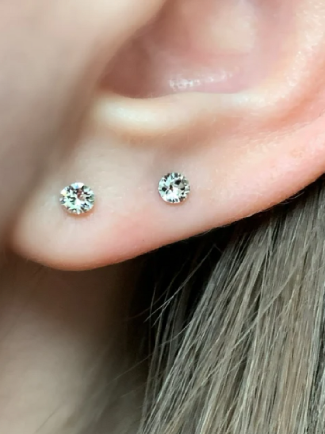 Small Crystal Studs