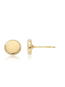 Gold Flat Studs