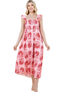 Palm Breeze Dress: Medium