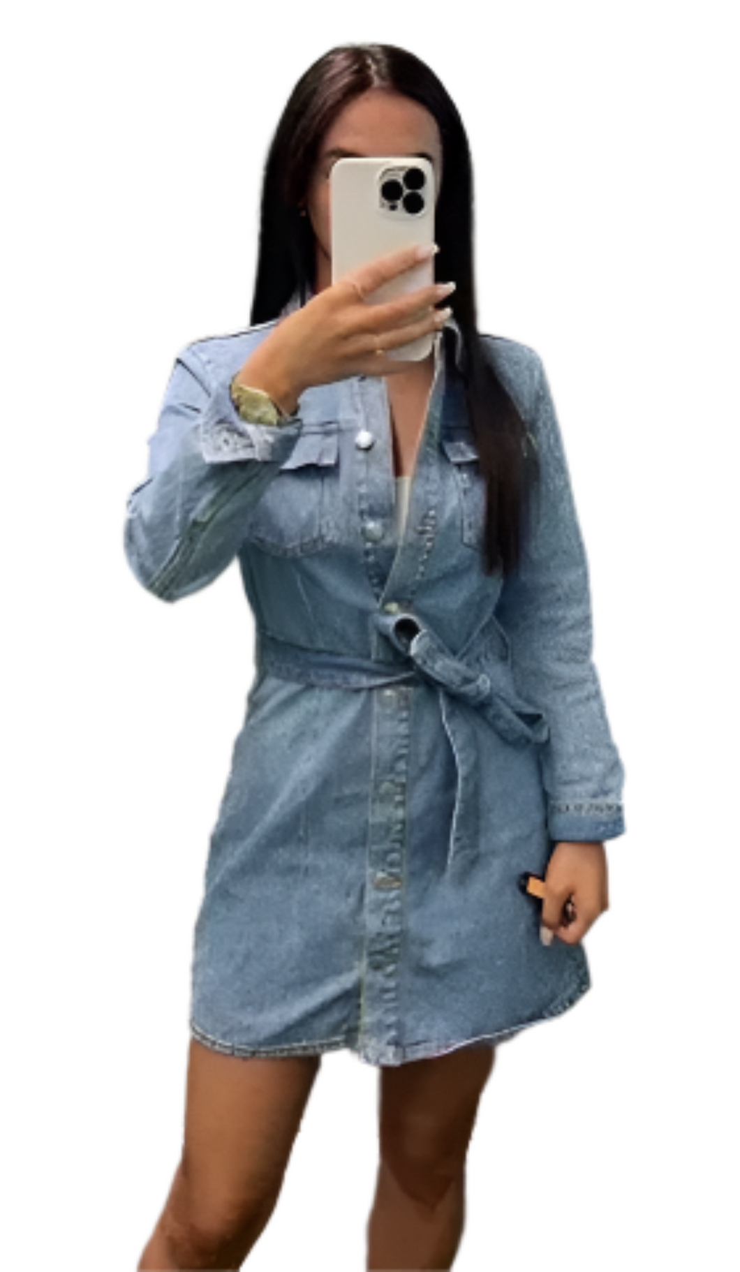 Western Denim Dress