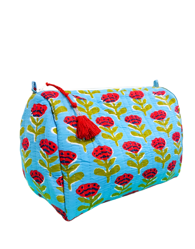 Floral Makeup Bag