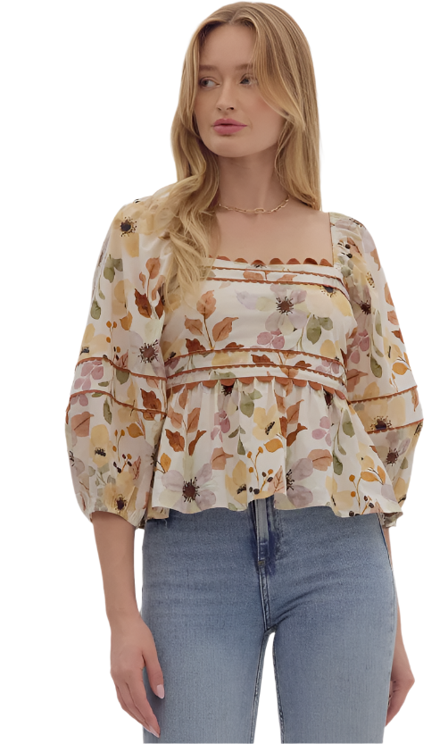 Natural Blooms Top