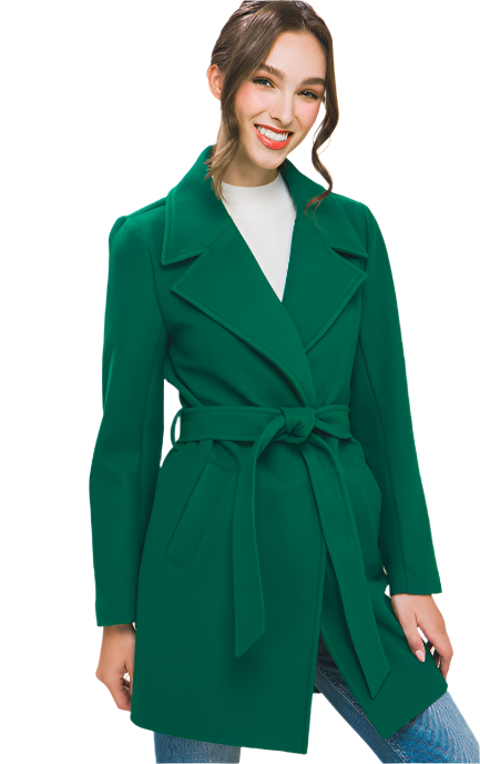 Windy City Coat: Green