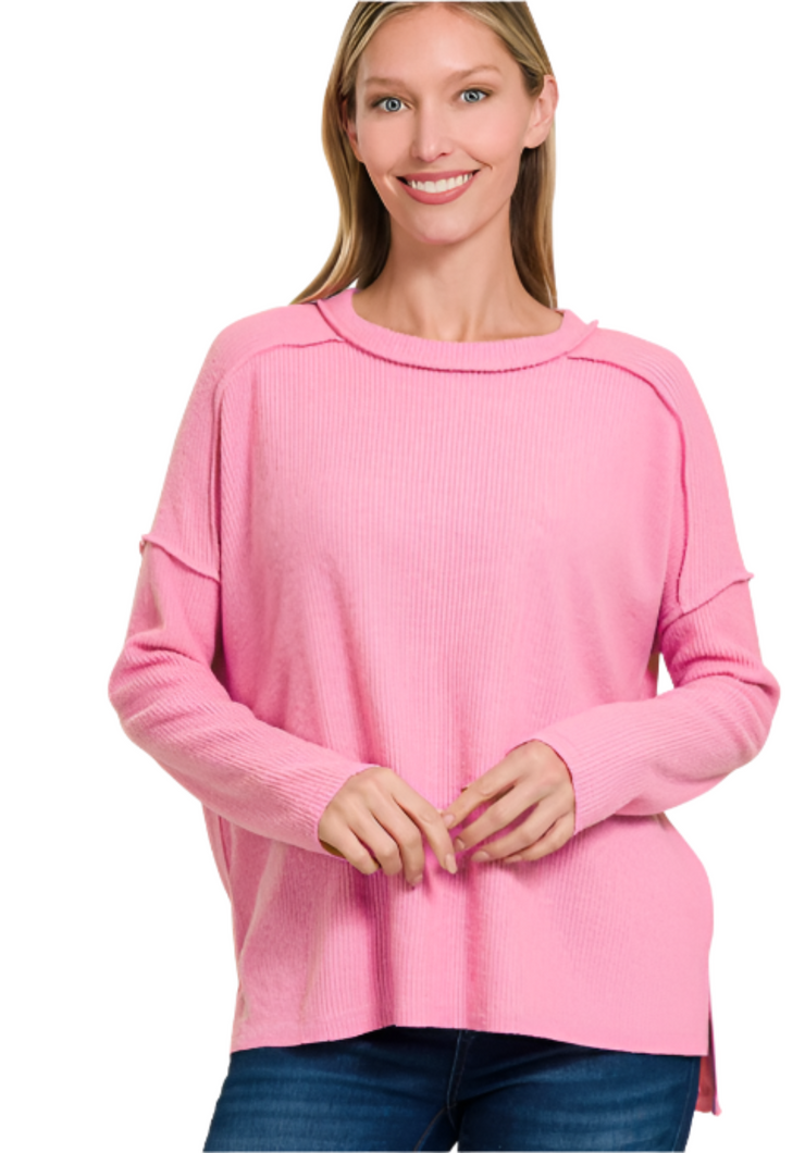 Cold Snap Top: Pink