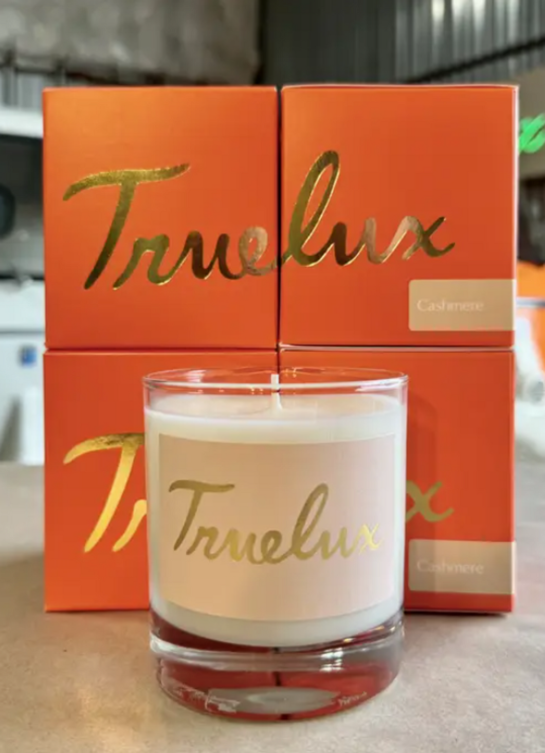 TrueLux Lotion Candle: Cashmere