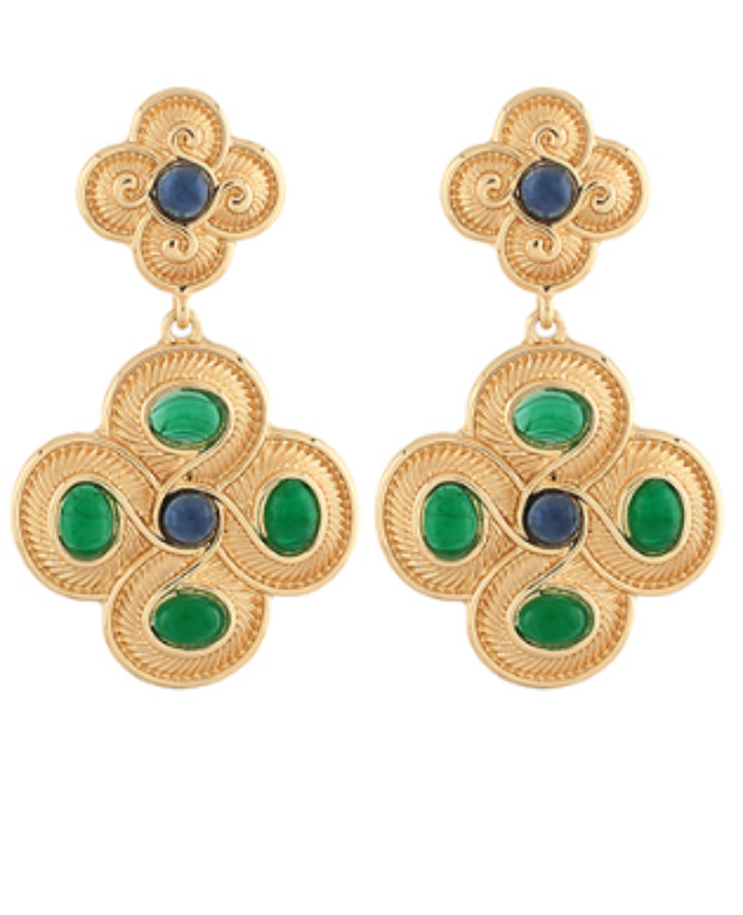 B/G Clover Earrings