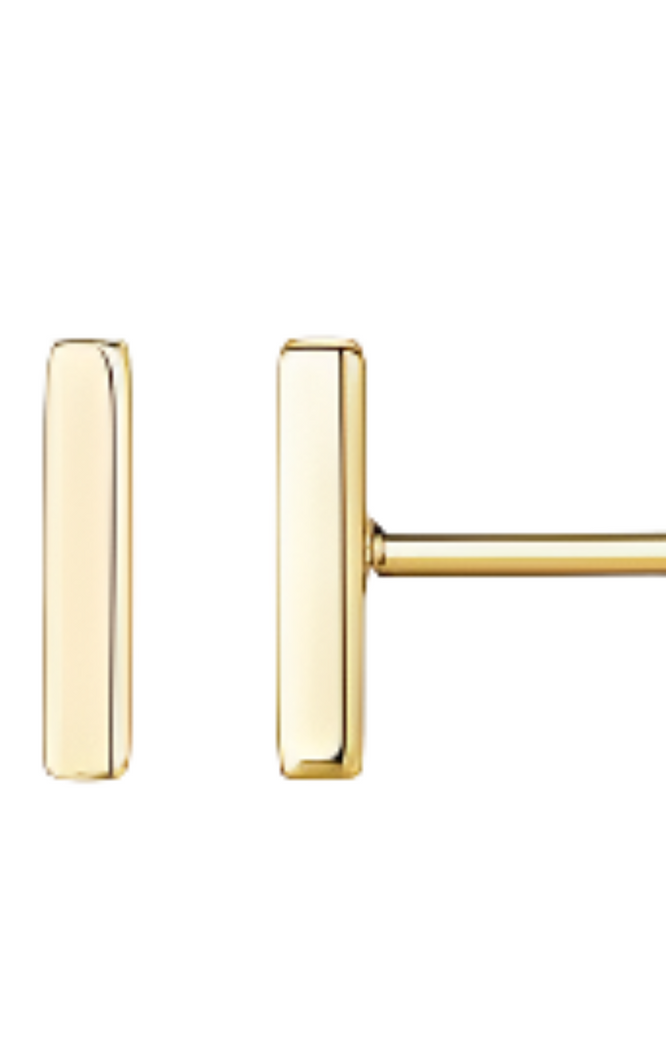 Mini Gold Bar Studs