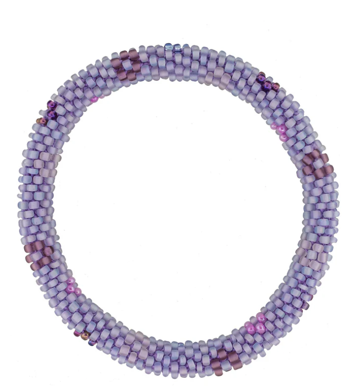 Roll On Bracelet: Amethyst