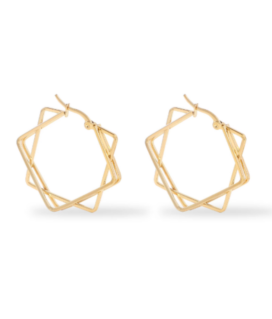 Square Mix Hoops