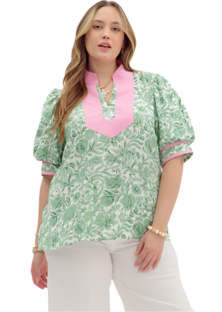 Delray Plus Blouse