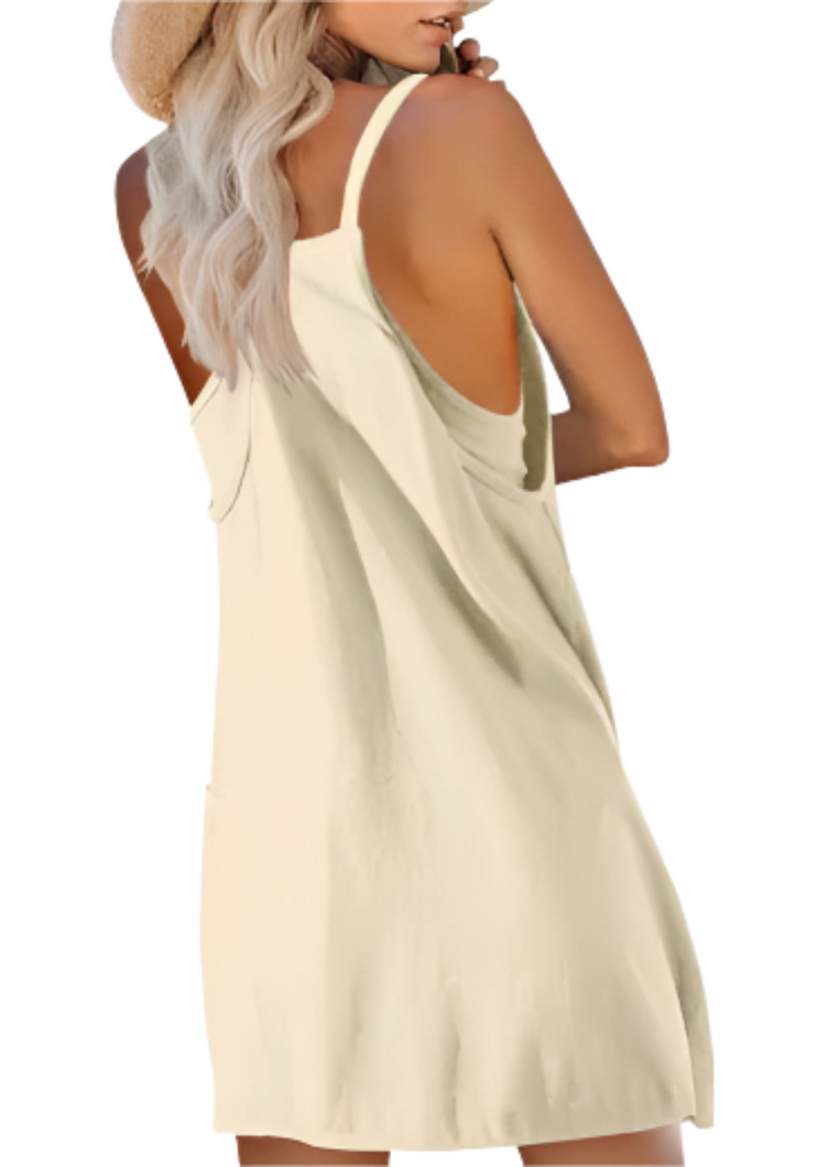 Momentum Romper: Sand