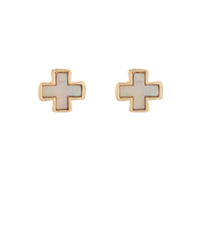 MOP Cross Studs
