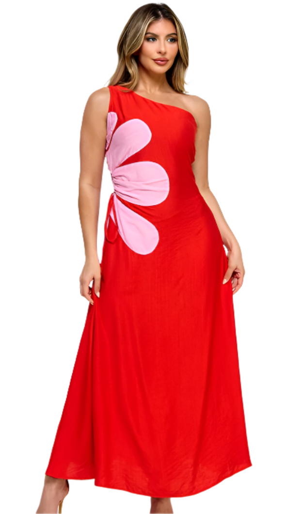Santiago Dress: Red