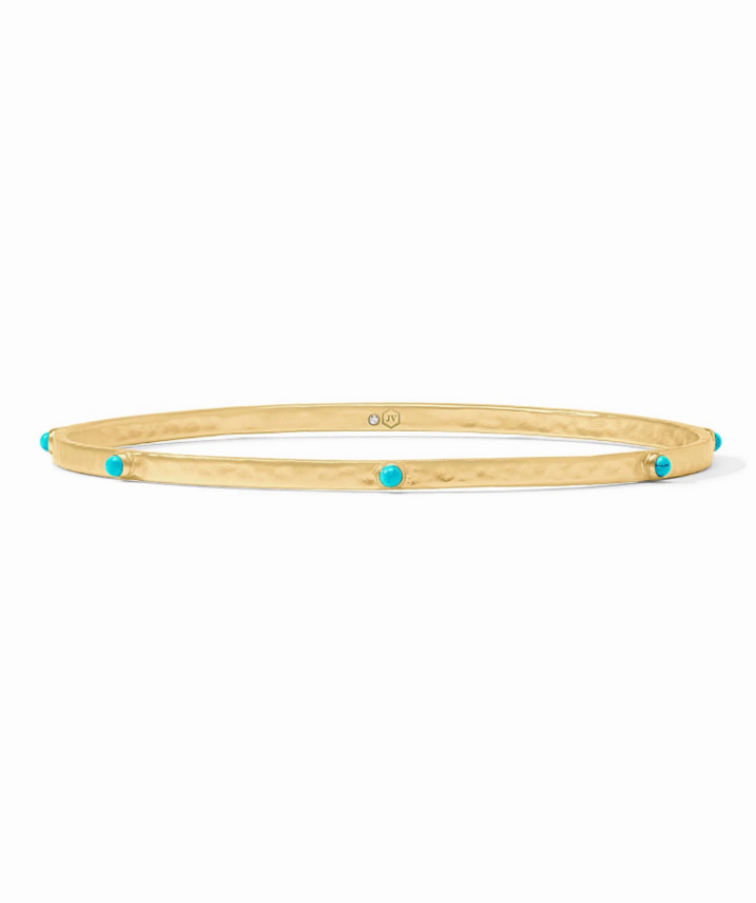 JV Crescent Turquoise Bangle: Small