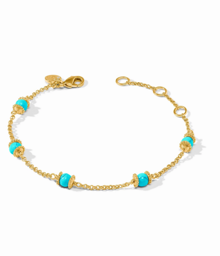 JV Hydra Delicate Bracelet: Turquoise