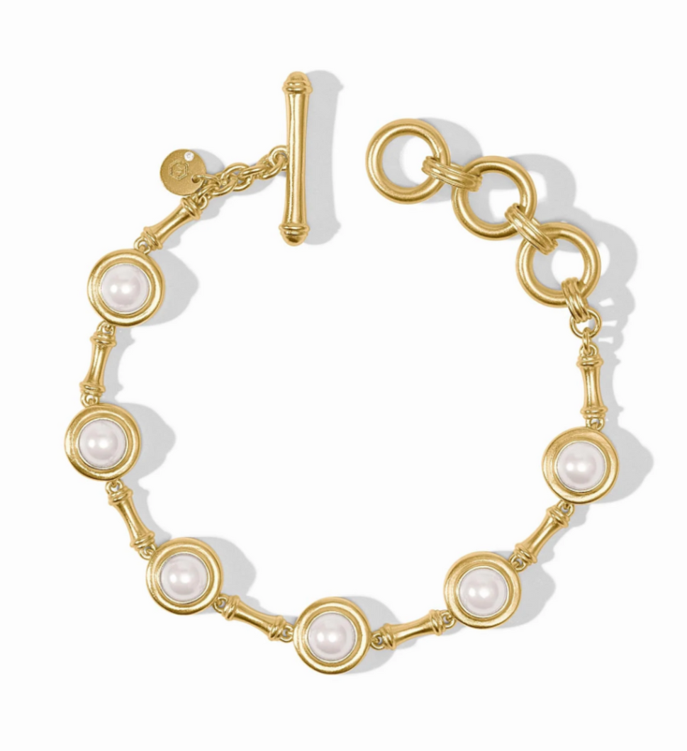 JV Bamboo Pearl Bracelet