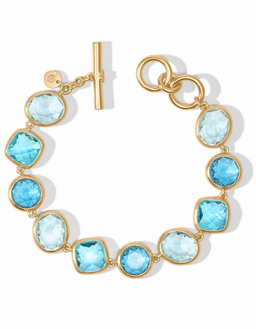 JV Kaleidoscope Tennis Bracelet: Blue