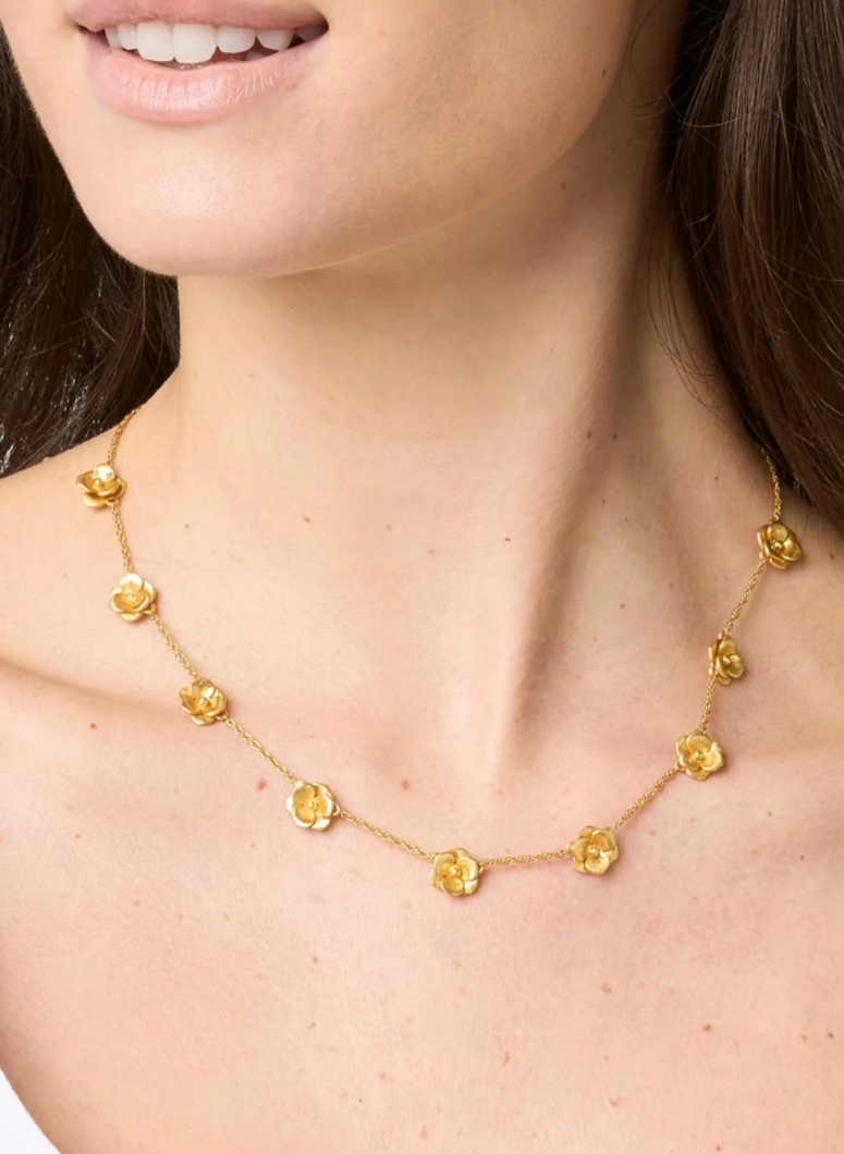 JV Bloom Delicate Station Necklace