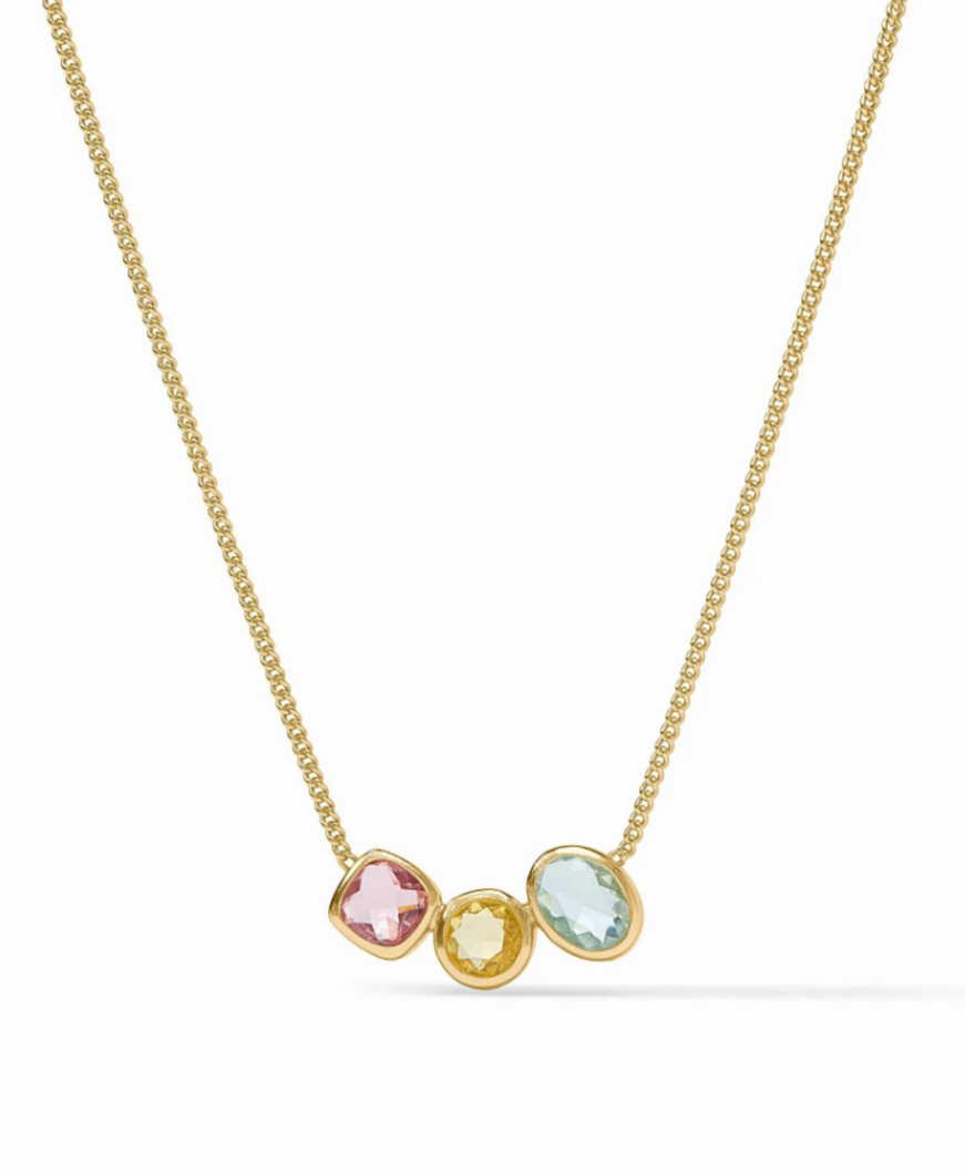 JV Kaleidoscope Delicate Necklace: Multi