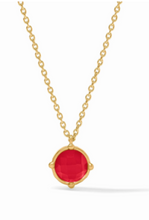 Load image into Gallery viewer, JV Honeybee Solitaire Necklace: Strawberry