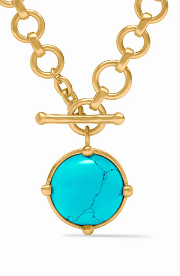 JV Honeybee Demi Necklace: Turquoise