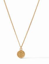 Load image into Gallery viewer, JV Fleur de Lis Necklace: Turquoise