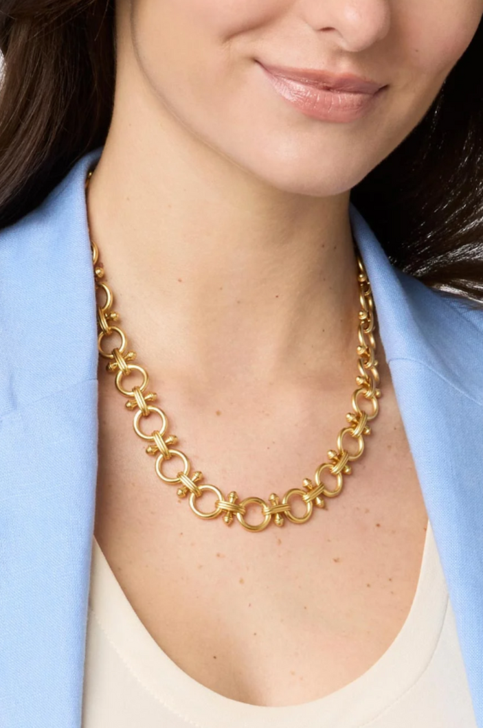 JV Bamboo Link Necklace