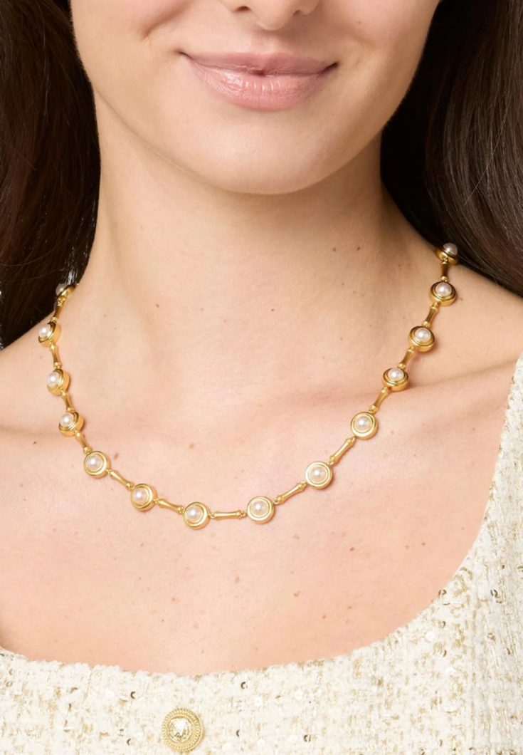 JV Bamboo Pearl Necklace