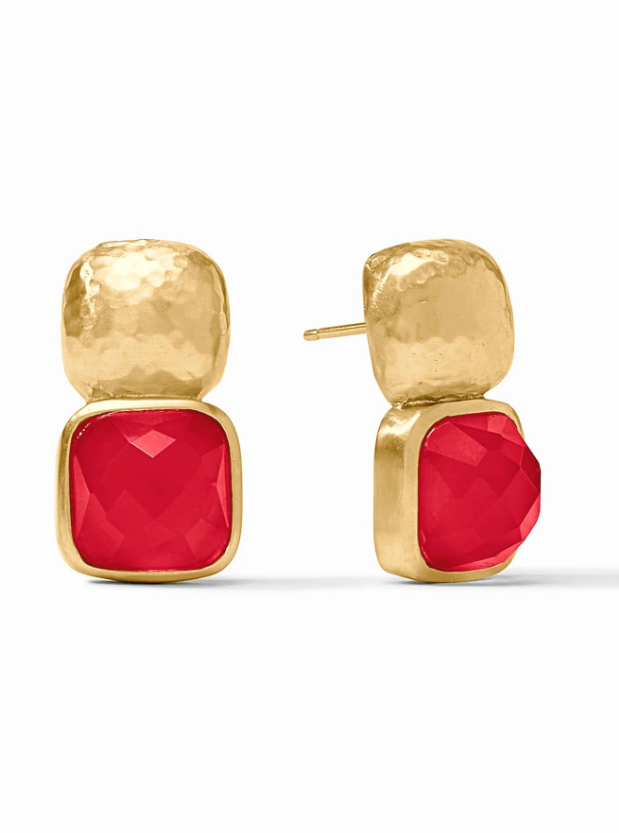 JV Catalina Earrings: Strawberry