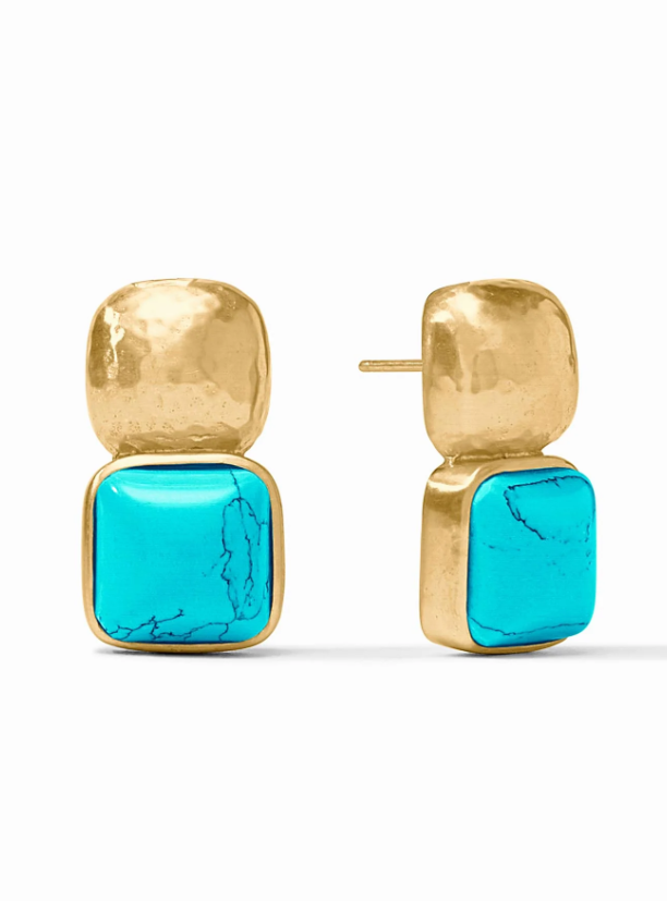 JV Catalina Earrings: Turq.