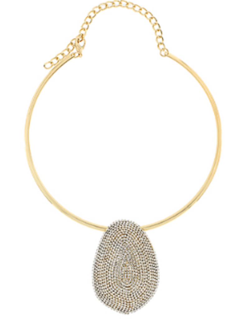 Pave Pendant Necklace