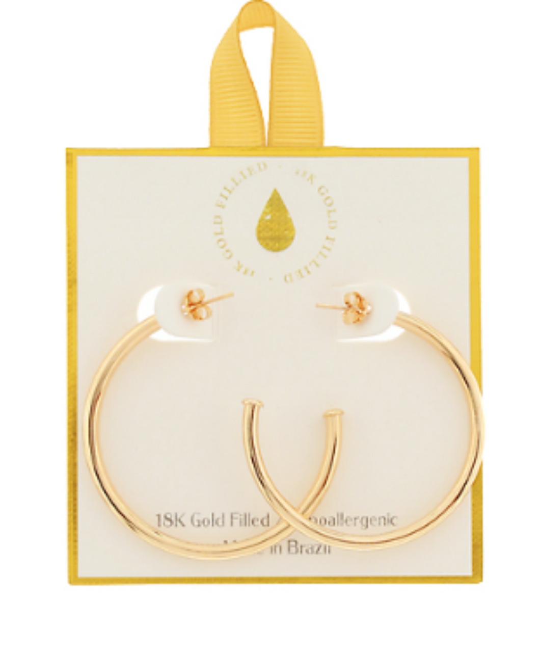 18K Hoops