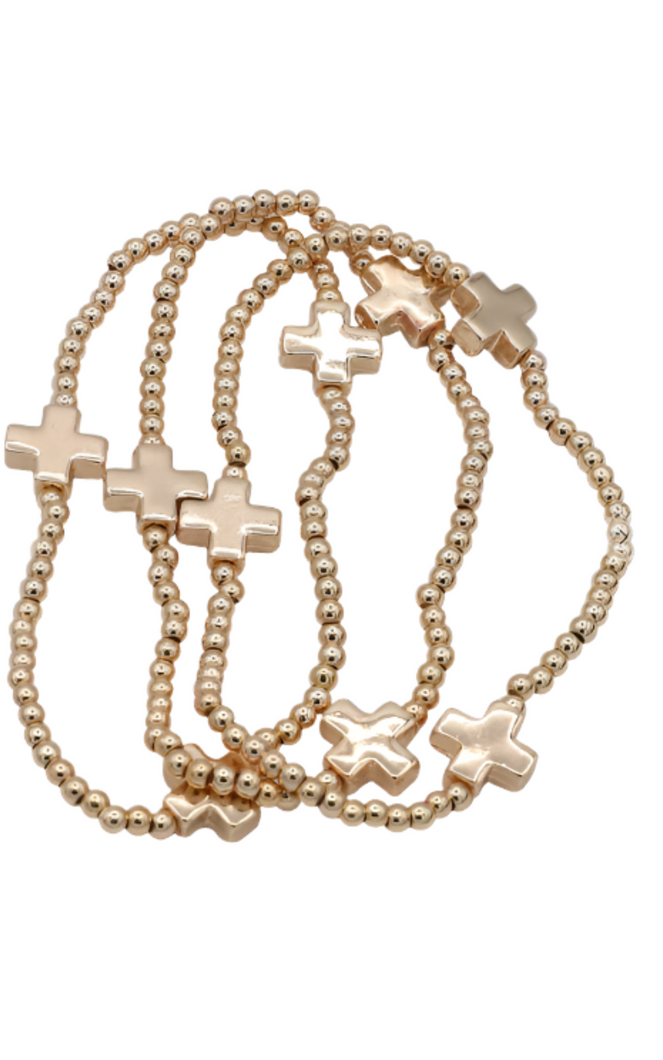 3 Cross Set: Gold