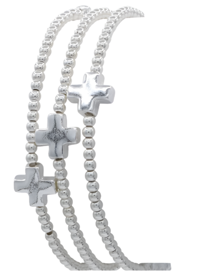 3 Cross Set: Silver