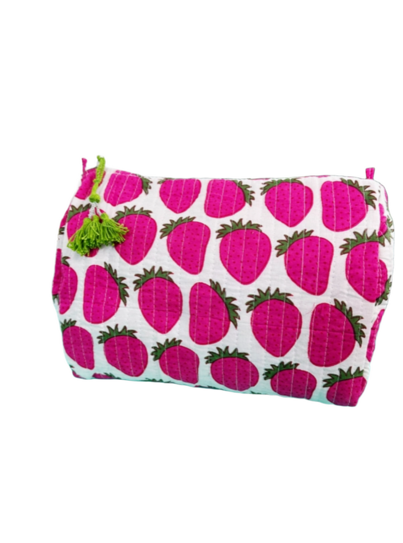 Strawberry Make Up Bag
