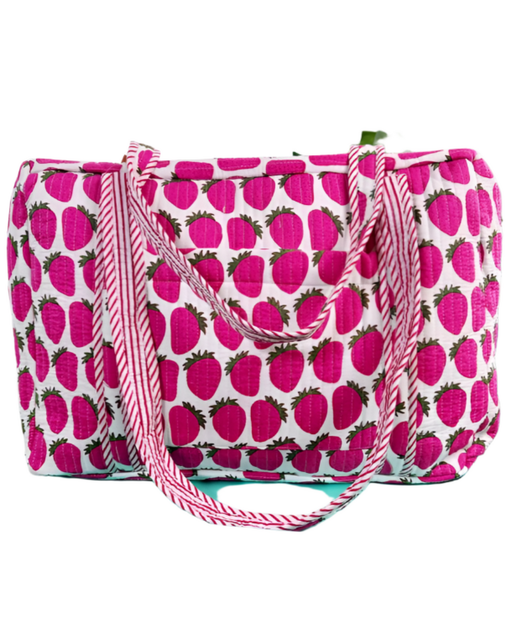 Strawberry Weekender Bag