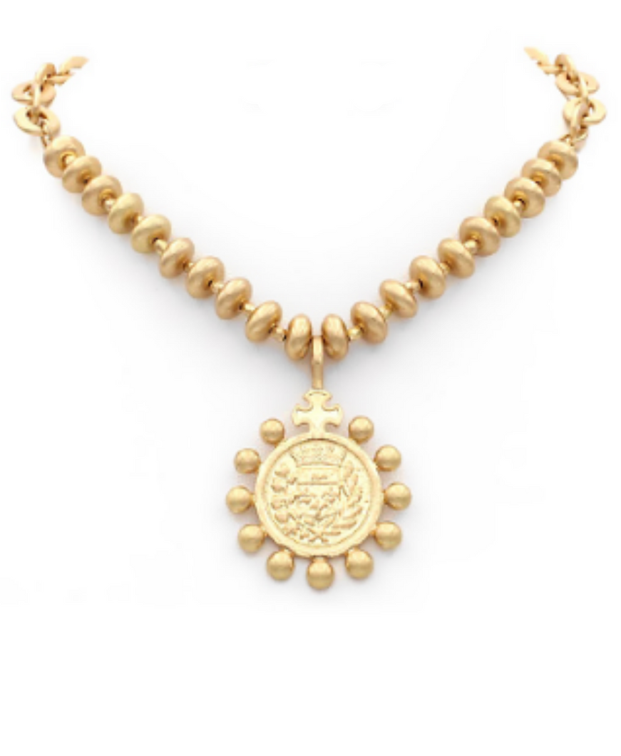 Dotted Coin Necklace