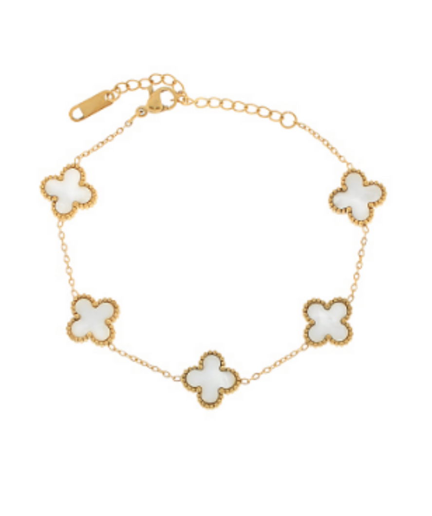 White Clover Bracelet