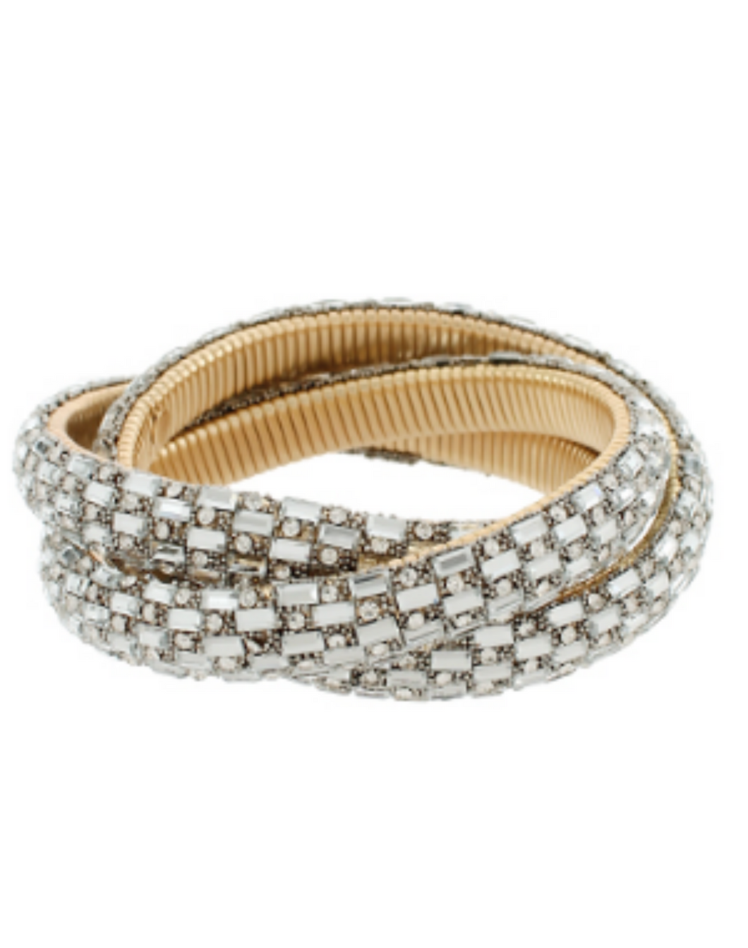 Interlocking Sparkle Bangles