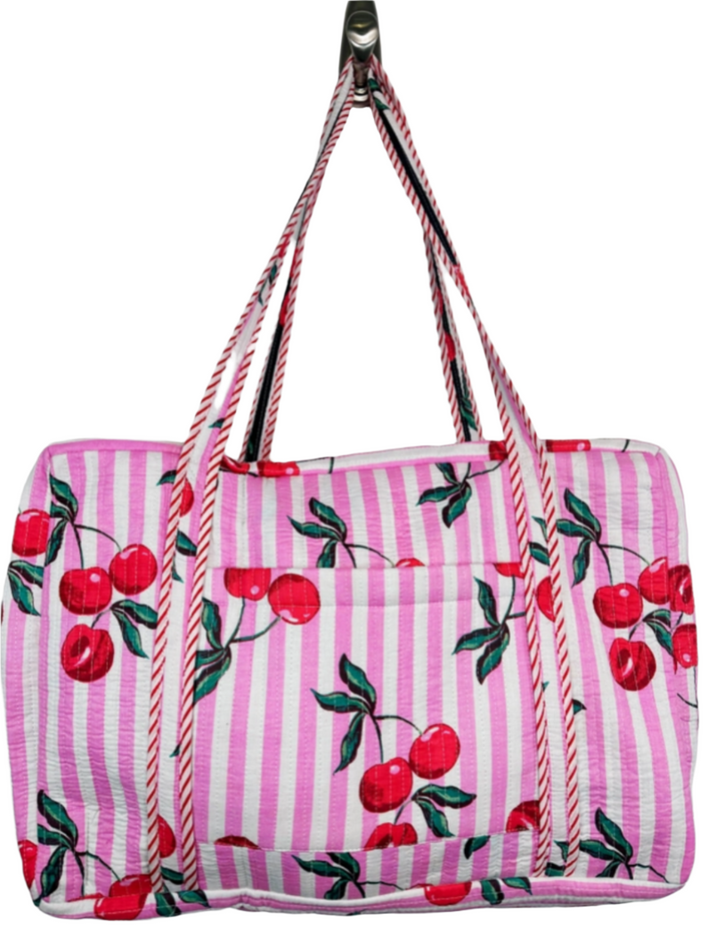 Cherry Weekender Bag