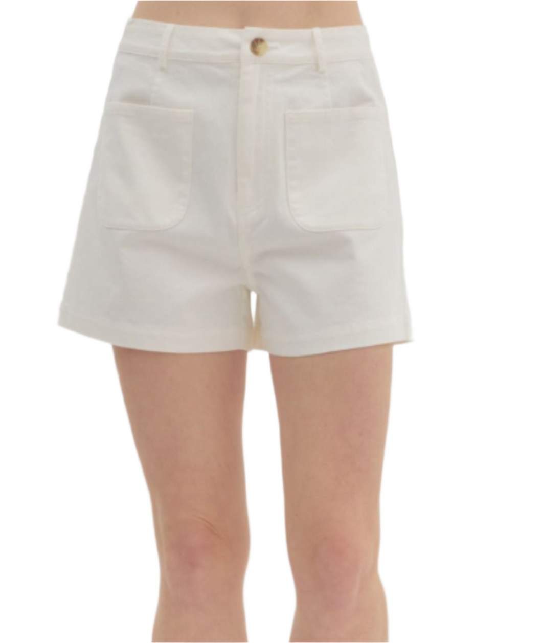 Victoria Shorts: White