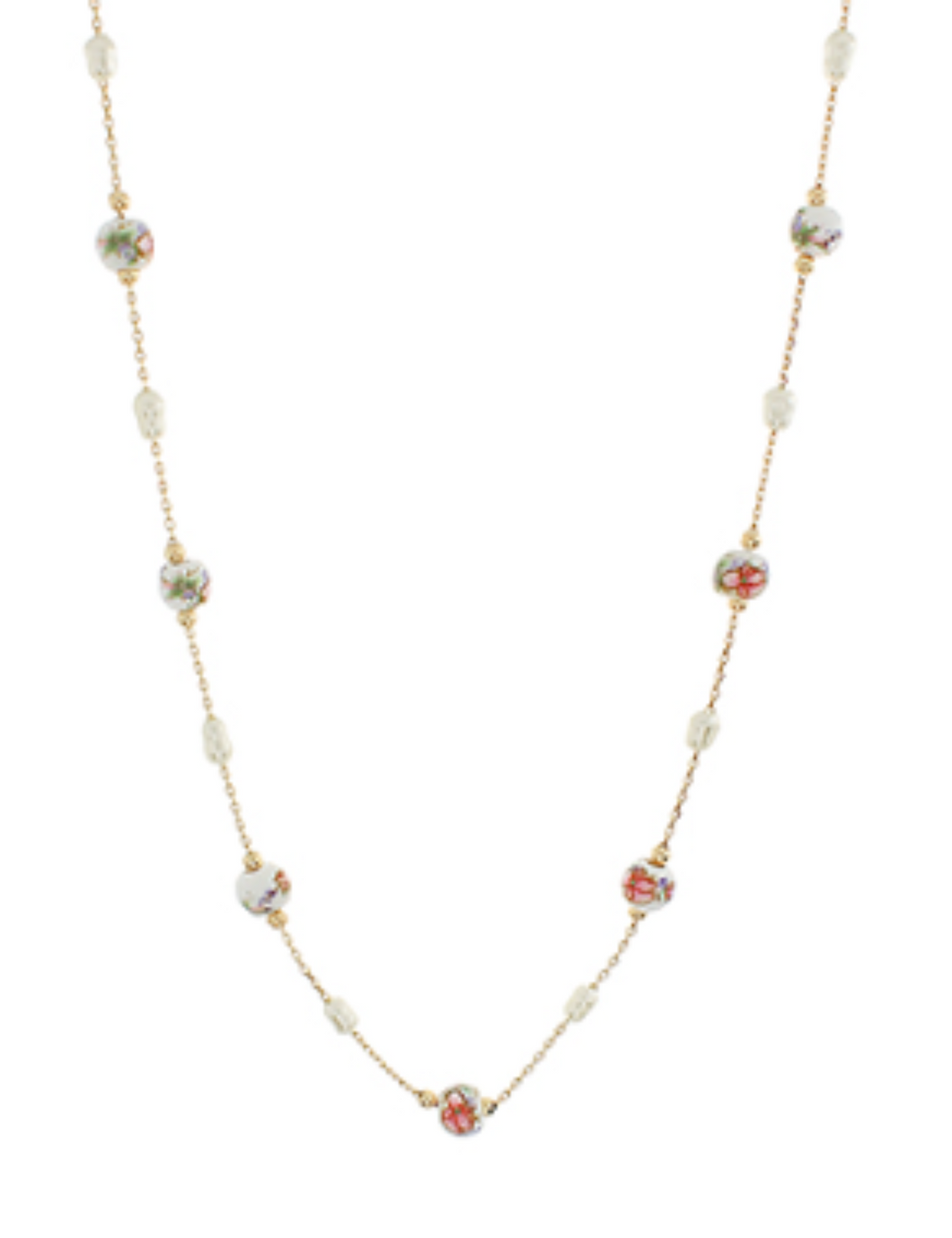 Pink Ceramic Necklace