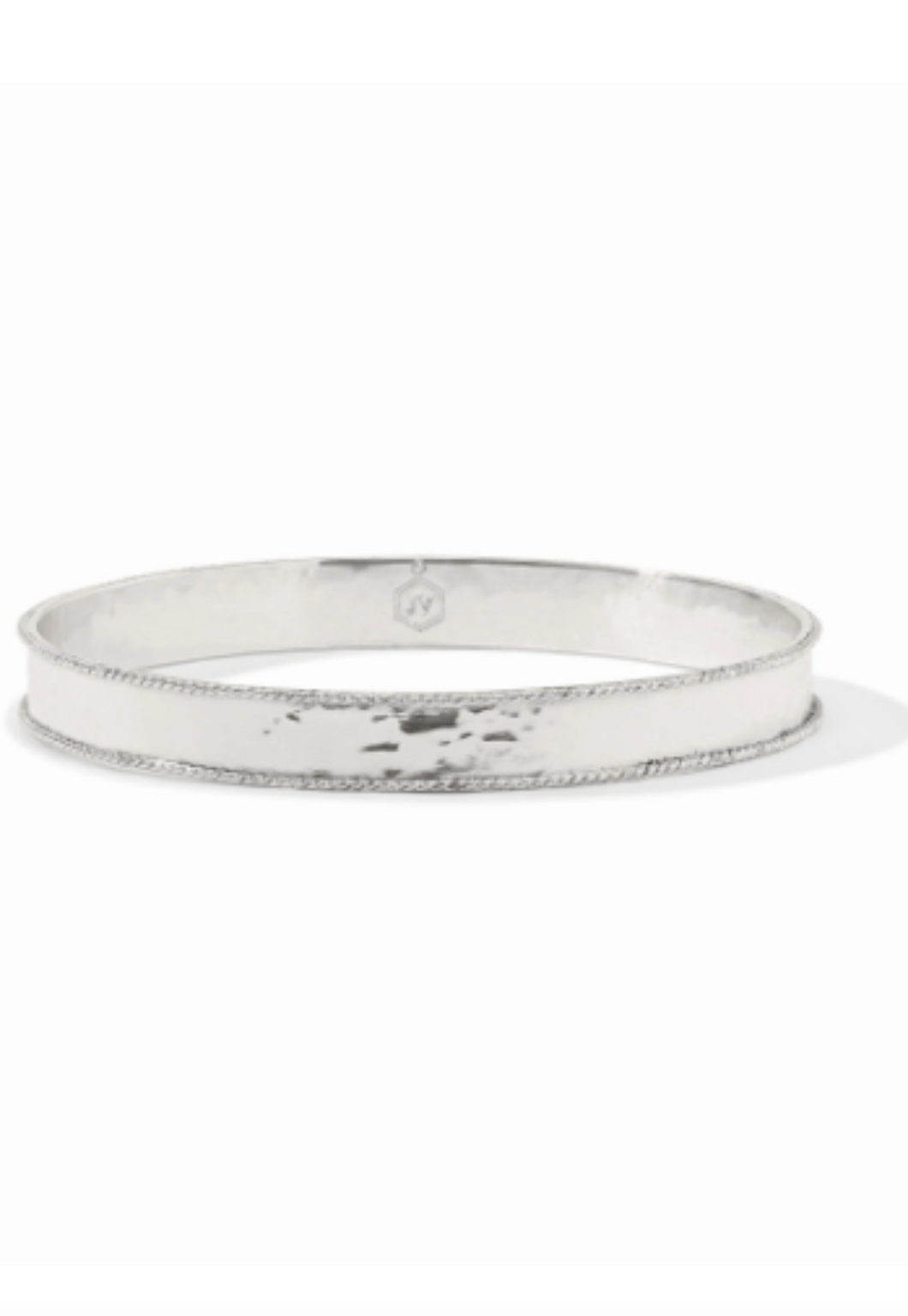 JV Silver Savoy Bangle: Medium