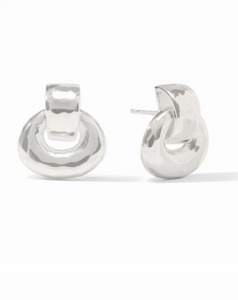 JV Silver Avalon Doorknocker Earrings