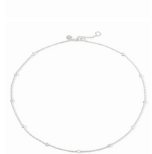 Load image into Gallery viewer, JV Silver Celeste Delicate Station Necklace