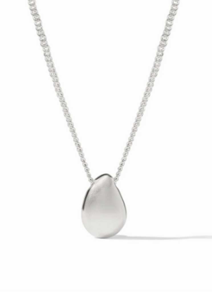 JV Silver Wave Delicate Necklace